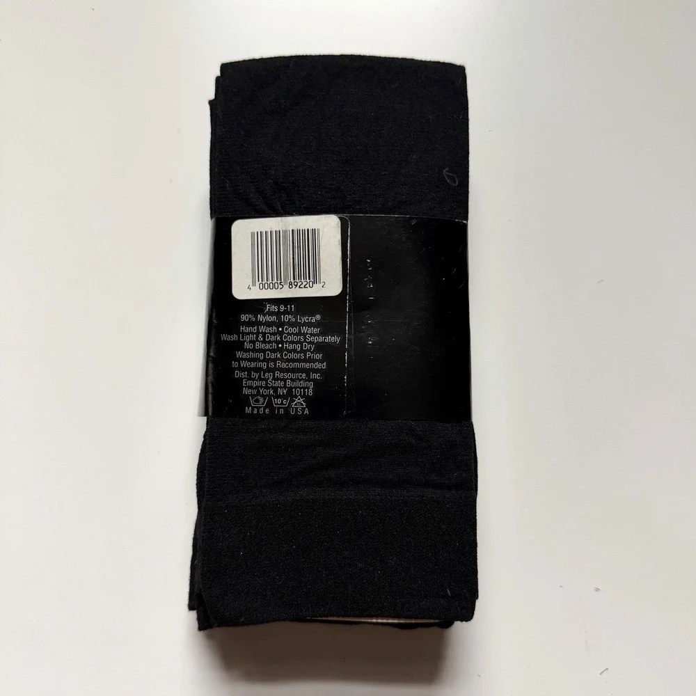 Harve Benard Trouser Socks 9-11 4 Pair‎ Pack Black Solid Pattern Mesh Neutral